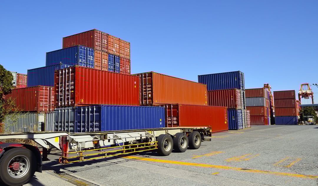 Railyard Chassis and Containers