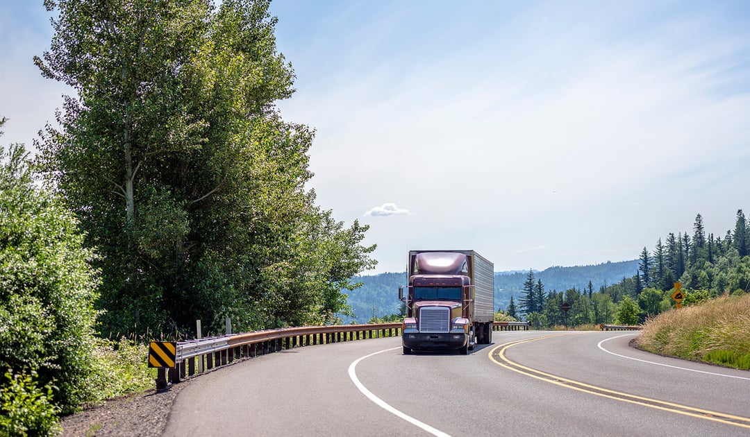 Truck Mountain Road