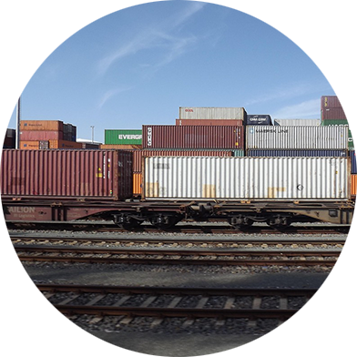 Container train circle