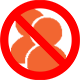 No Customer Taking Icon